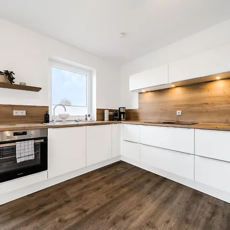 Küsten Haus Grachtenwinkel Direkte Wasserlage, 2 Terrassen, 106qm, Neubaugebiet Greetsiel