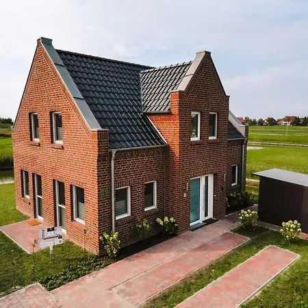 Haus Grachtenwinkel Direkte Wasserlage, 2 Terrassen, 106qm, Neubaugebiet Ferienhaus *