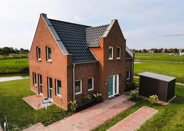 Dom wakacyjny Kuesten Haus Grachtenwinkel Direkte Wasserlage, 2 Terrassen, 106qm, Neubaugebiet *